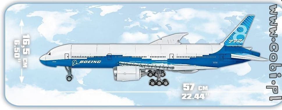 Avión Boeing 777X De Construcción Cobi 26602 - Imagen 6