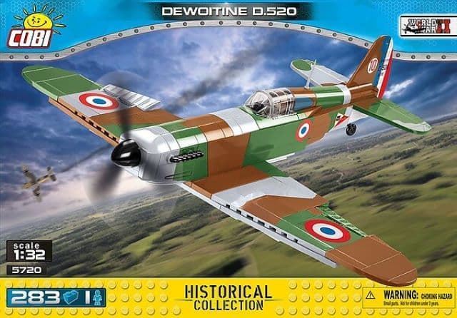 Avión Dewoitine D.520 cobi 5720 (283 piezas) - Imagen 1