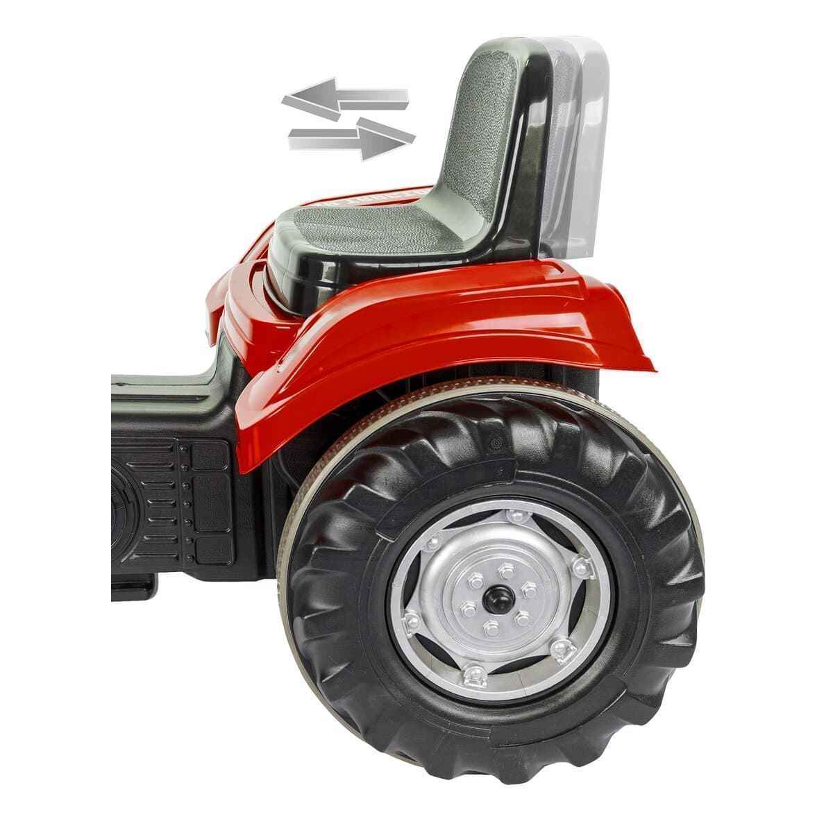 Tractor de batería 12v rojo - Imagen 5