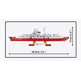 Acorazado Bismarck 590 piezas - Imagen 2