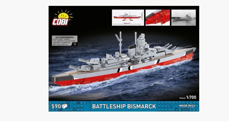 Acorazado Bismarck 590 piezas - Imagen 3