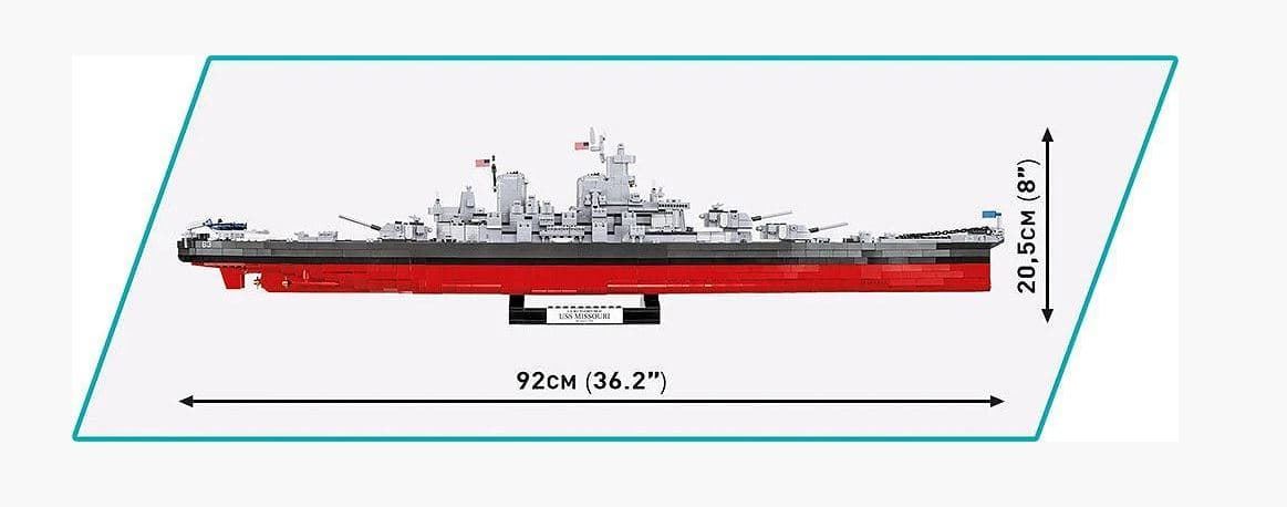 Acorazado Missouri (BB-63) 2655 piezas - Imagen 2