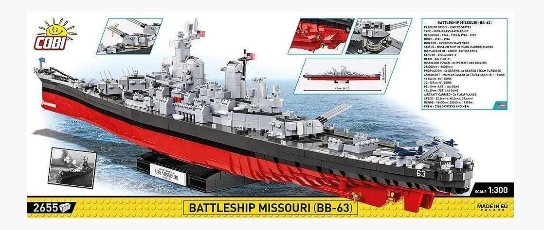 Acorazado Missouri (BB-63) 2655 piezas - Imagen 5