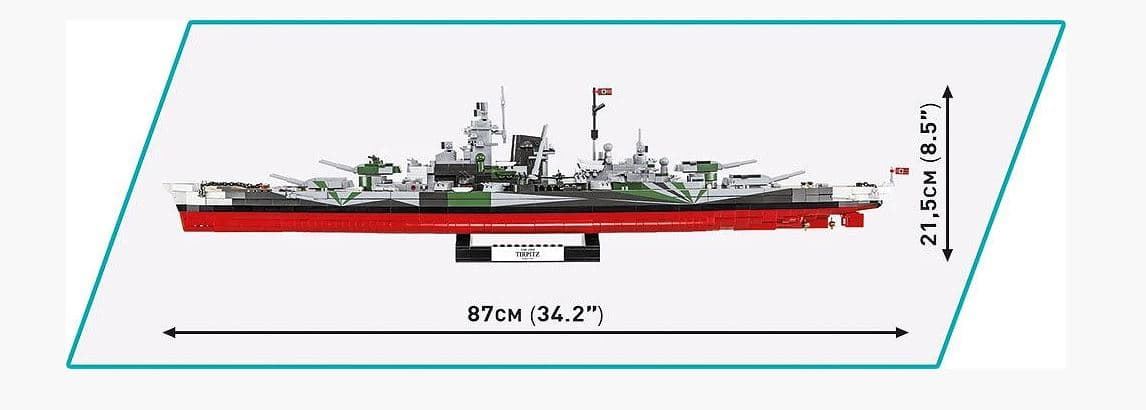 Acorazado Tirpitz 2810 piezas - Imagen 2