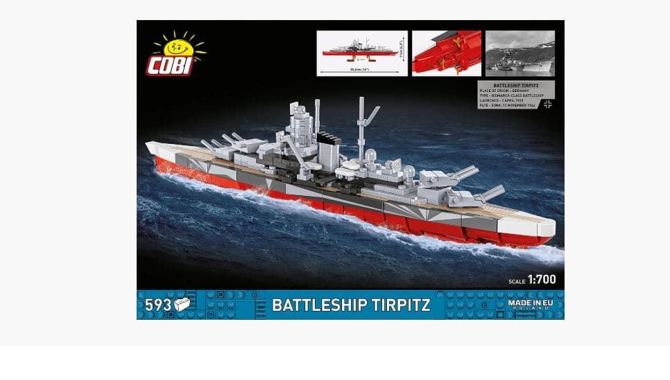 Acorazado Tirpitz 593 piezas - Imagen 3
