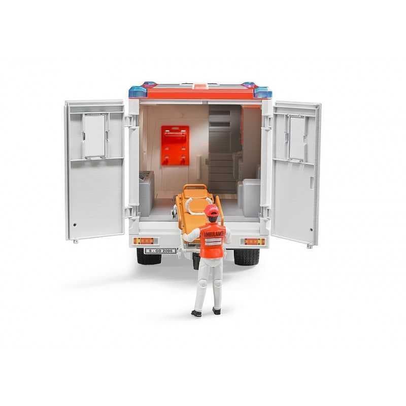 Ambulancia De Juguete + Conductor MB Sprinter Bruder Escala 1:16 REF. 02536 - Imagen 2