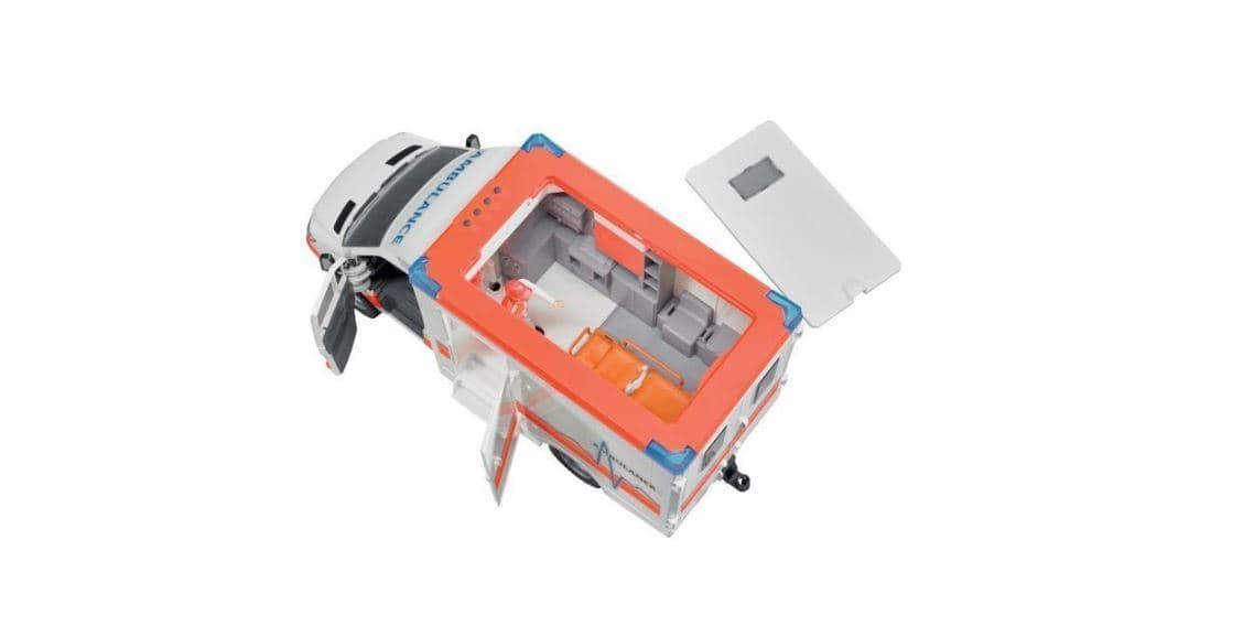 Ambulancia De Juguete + Conductor MB Sprinter Bruder Escala 1:16 REF. 02536 - Imagen 6