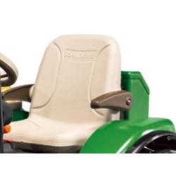 Asiento Gris Para Tractor Batería Niños Dual Force De Peg Perego - Imagen 1
