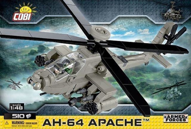Avión AH-64 Apache Cobi 5808 (510 piezas) - Imagen 1