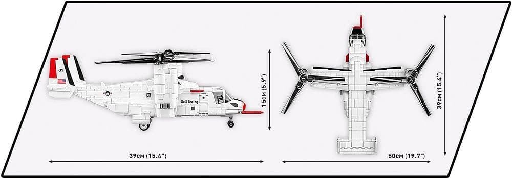 Avión Bell-Boeing V-22 Osprey Primera edición de vuelo COBI 5835 - Imagen 4