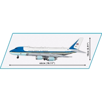 Avión Boeing 747 Air Force One de cobi 26610 - Imagen 2