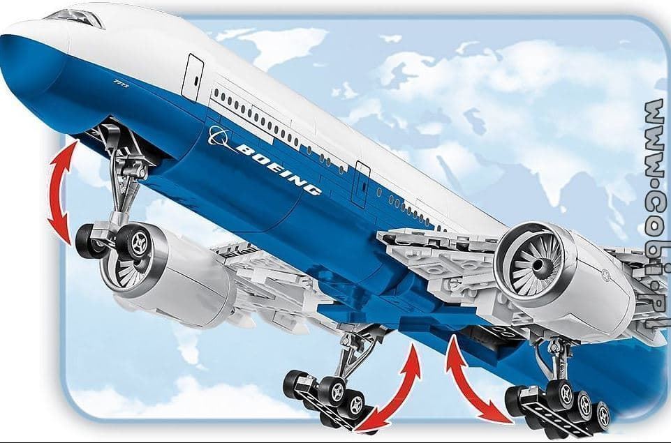 Avión Boeing 777X De Construcción Cobi 26602 - Imagen 3