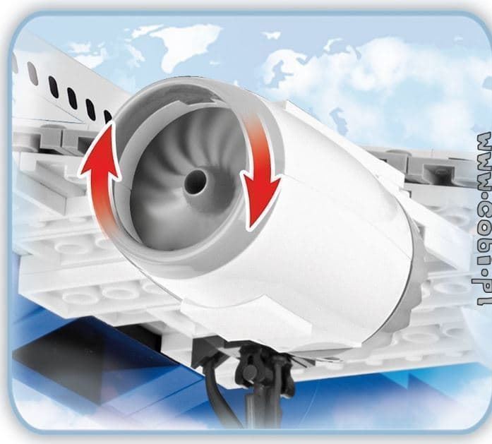 Avión Boeing 777X De Construcción Cobi 26602 - Imagen 4