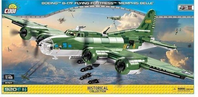Avión Boeing B-17F Flying Fortress Memphis Belle Cobi 5707 (920 piezas) - Imagen 1
