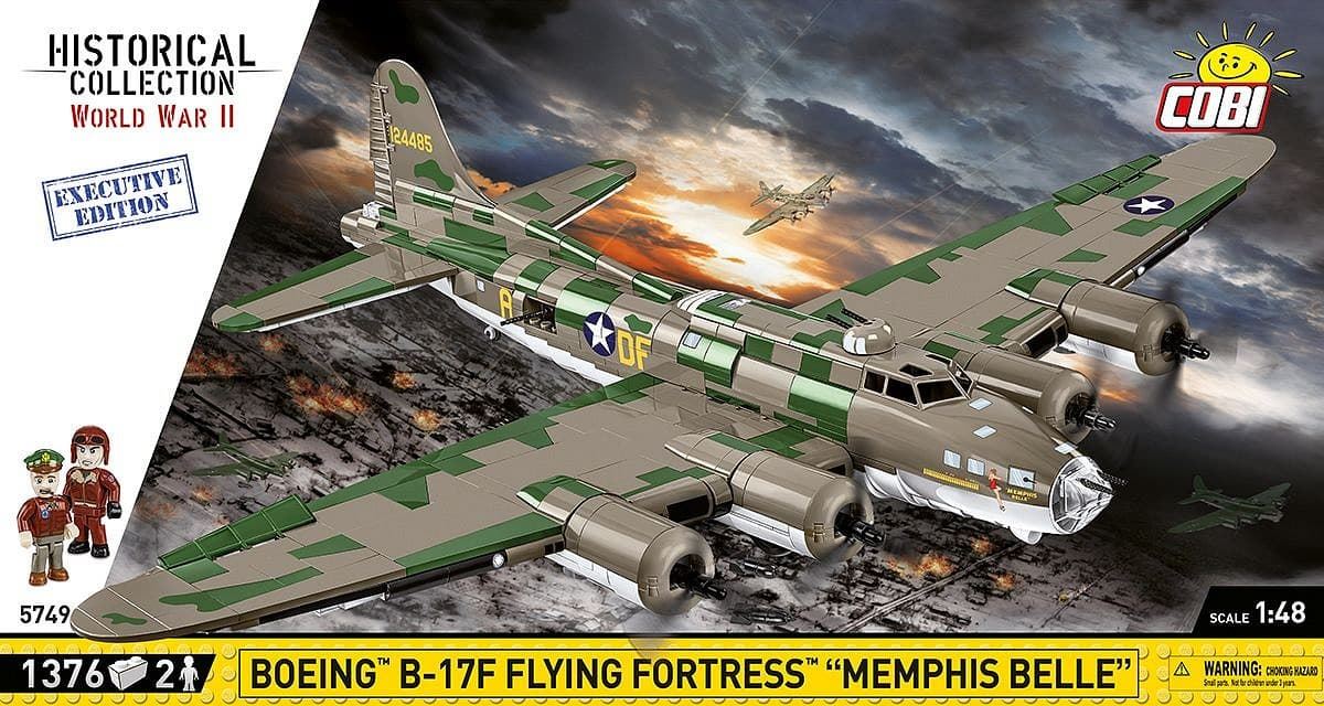 Avión Boeing B-17F Flying Fortress "Memphis Belle" COBI 5749 - Imagen 1