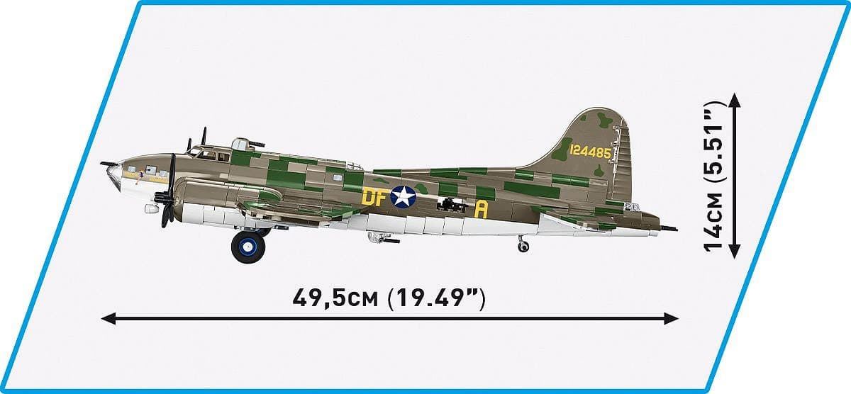 Avión Boeing B-17F Flying Fortress "Memphis Belle" COBI 5749 - Imagen 3