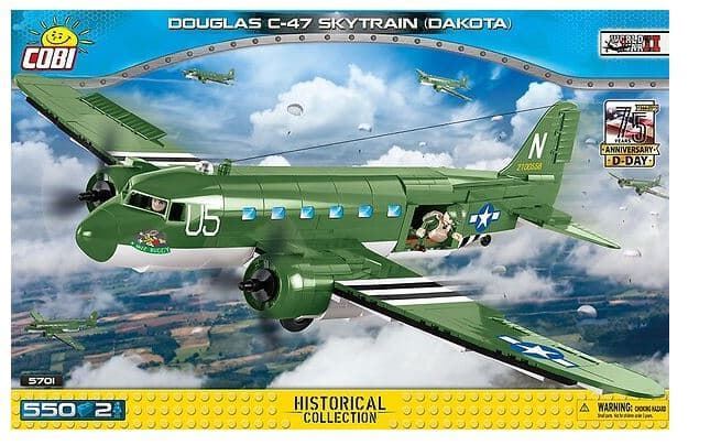 Avión Douglas C-47 Skytrain (Dakota) Cobi 5701 (550 piezas) - Imagen 1