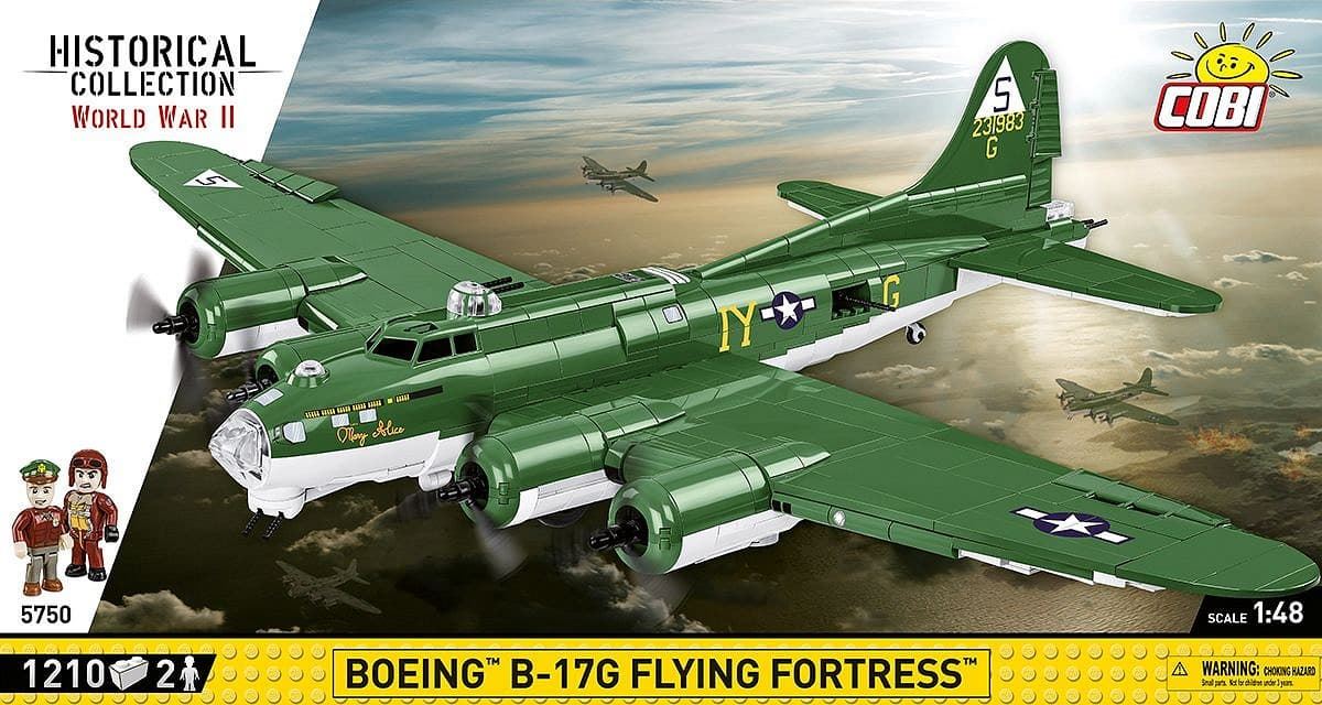 Avión Fortaleza voladora Boeing B-17G COBI 5750 - Imagen 1