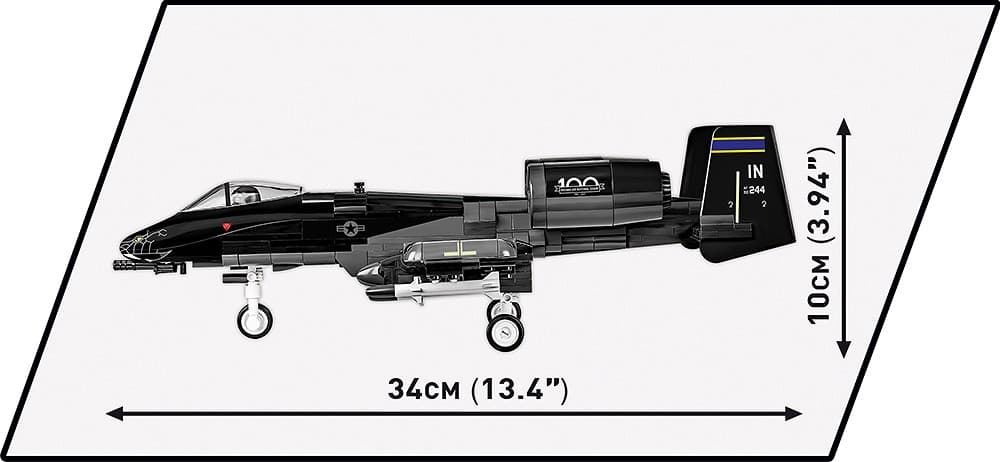 Avión Jabalí A-10 Thunderbolt II COBI 5837 - Imagen 3