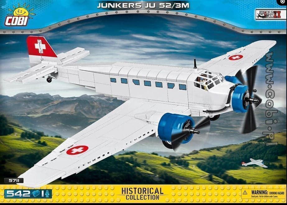 Avión Junkers Ju52 / 3m - versión civil Cobi 5711 (542 piezas) - Imagen 1