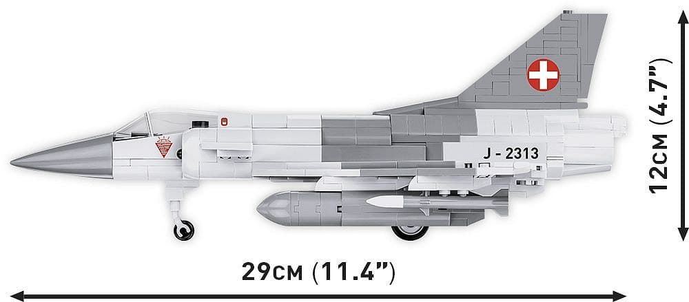 Avión Mirage IIIS Fuerza Aérea Suiza COBI 5827 - Imagen 2