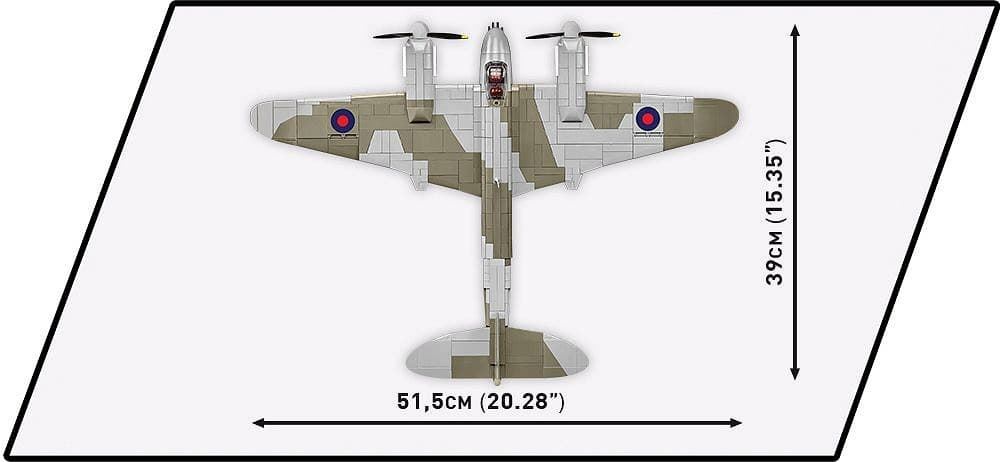 Avión Mosquito De Havilland DH-98 COBI 5735 - Imagen 4