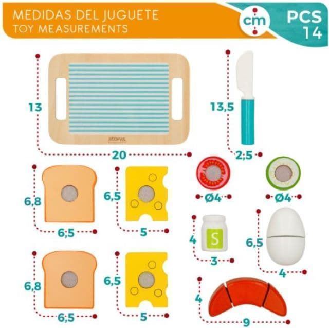 Bandeja desayuno madera - Imagen 4