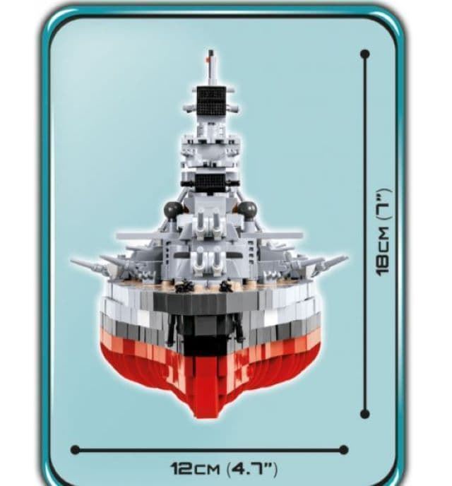 Barco Acorazado Bismarck Contrucción COBI 4819 - Imagen 3