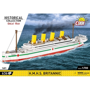 Barco H.M.H.S. Britannic 1:700 cobi 1681 - Imagen 1