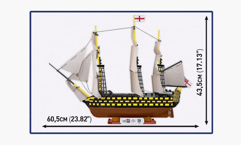 Barco HMS Victory 2517 piezas - Imagen 2