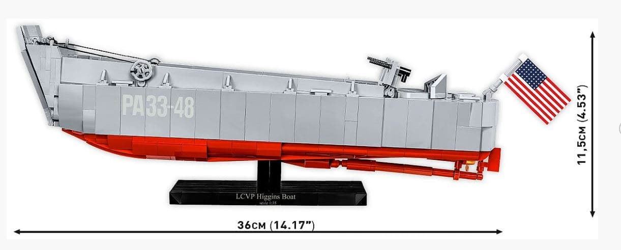 Barco LCVP Higgins 715 piezas - Imagen 2