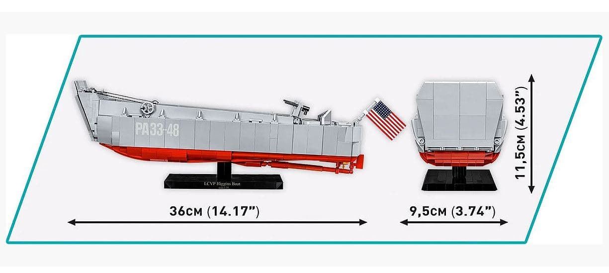 Barco LCVP Higgins 715 piezas - Imagen 3