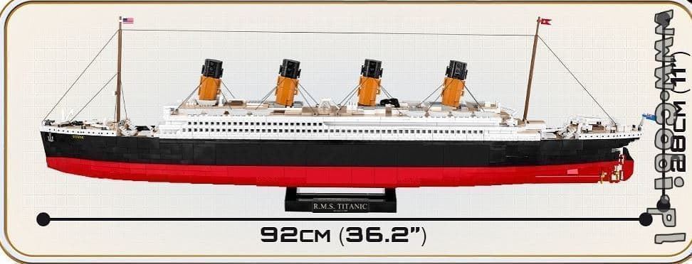 Barco Titanic De Cobi 1916 - 2840 Piezas - Imagen 3