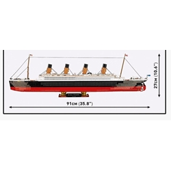 Barco TITANIC de construcción 3260 piezas COBI 1686 - Imagen 2