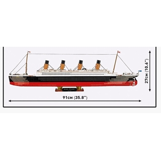 Barco TITANIC de construcción 3260 piezas COBI 1686 - Imagen 2