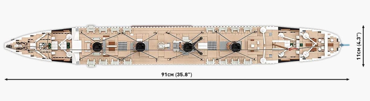 Barco TITANIC de construcción 3260 piezas COBI 1686 - Imagen 3