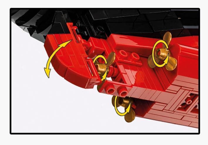 Barco TITANIC de construcción 3260 piezas COBI 1686 - Imagen 4