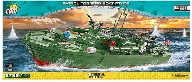 Barco Torpedo Patrulla PT-109 Cobi 4825 (3726 piezas) - Imagen 1