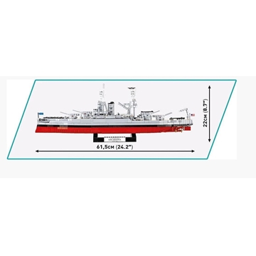 Barco USS Arizona (BB-39) 2046 piezas - Imagen 2