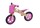 Bicicleta De Madera De Juguete Rosa - Imagen 1