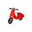 Bicicleta En Madera Rojo De Juguete - Imagen 2