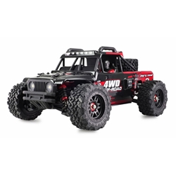 Buggy hyper go desert sin escobillas  4WD 1:14 RTR NEGRO/ROJO - Imagen 1