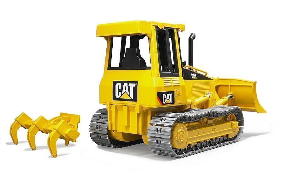 Bulldozer Pequeño De Juguete CATERPILLAR.- Escala 1:16 BRUDER 02443 - Imagen 3