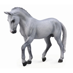 Caballo de juguete semental Trakehner gris - Imagen 1