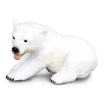Cachorro de juguete oso polar sentado - Imagen 1