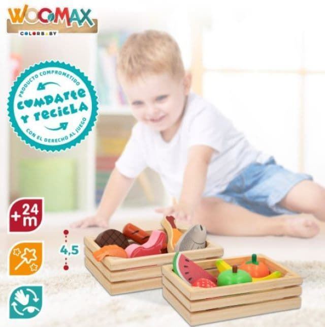 Caja con alimentos de madera woomax - Imagen 4