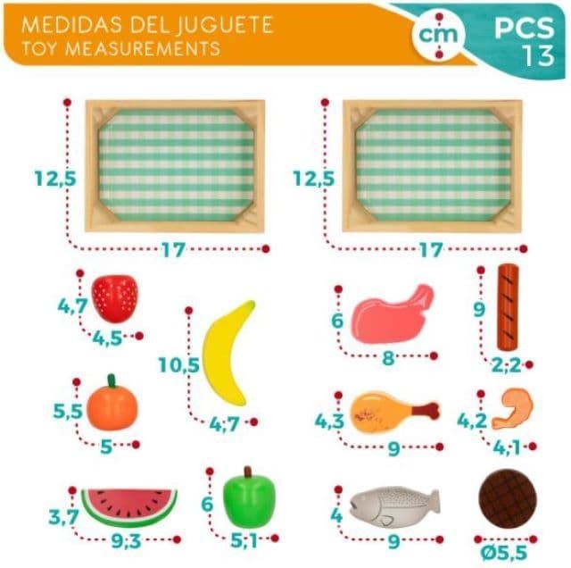 Caja con alimentos de madera woomax - Imagen 5