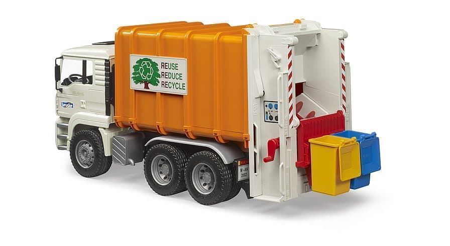 Camión de basura de juguete MAN TGA de BRUDER 02772 - Imagen 2