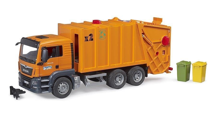 Camión de basura MAN TGS de juguete Escala 1:16 Bruder 03760 - Imagen 1