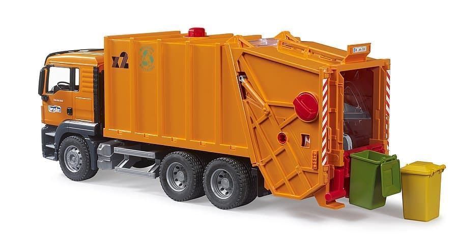 Camión de basura MAN TGS de juguete Escala 1:16 Bruder 03760 - Imagen 2